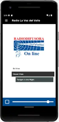 Radio La Voz del Valle android App screenshot 1